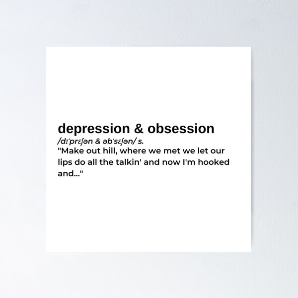 Depression & Obsession by XXXTentacion Poster RB3010 product Offical xxxtentacion1 Merch