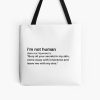 I'm Not Human by XXXTentacion All Over Print Tote Bag RB3010 product Offical xxxtentacion1 Merch