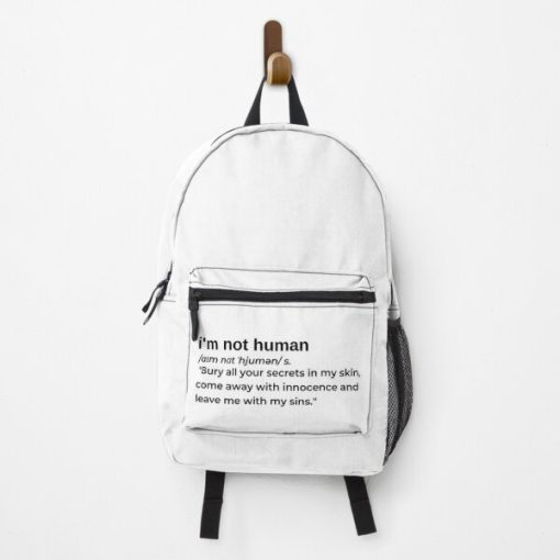 I'm Not Human by XXXTentacion Backpack RB3010 product Offical xxxtentacion1 Merch